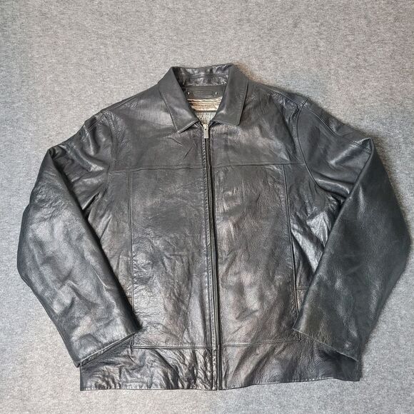 Wilsons Leather Other - Vtg Wilson Leather Mens Size L Thinsulate lined biker Bomber Jacket Y2K